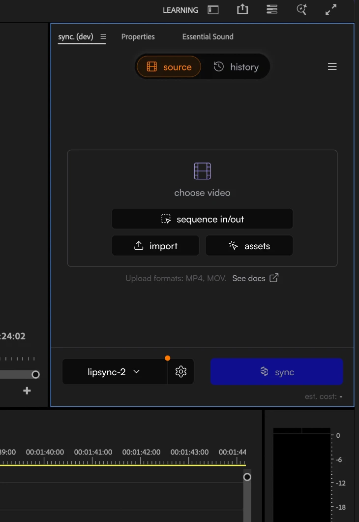 A video-processing app displaying generation options and a preview area.